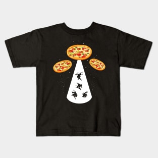 Pizza UFO Kids T-Shirt